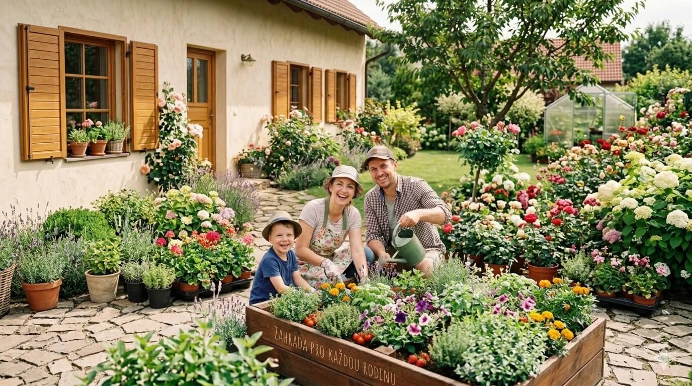 Zahradní centrum – skleník a zahrada